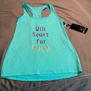 Teal tank top, never worn!